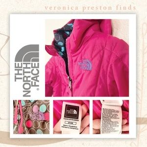 EUC The North Face Pink Reversible Coat